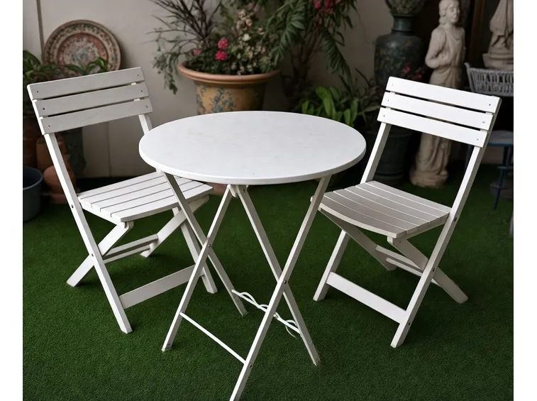 Tavolo da giardino in metallo