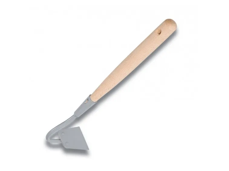 Una piccola zappa a testa trapezoidale