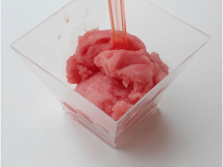Sorbetto al cocomero