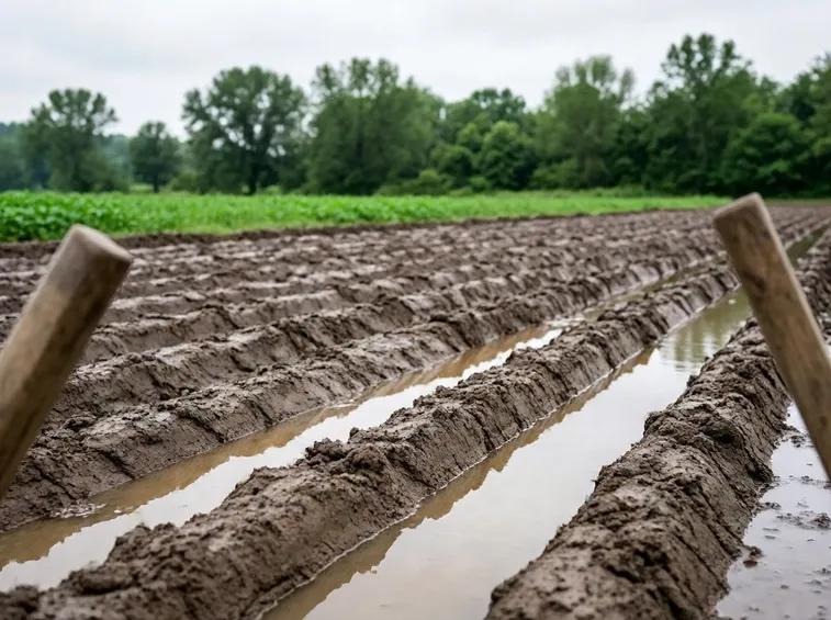 Drenaggio di un terreno argilloso