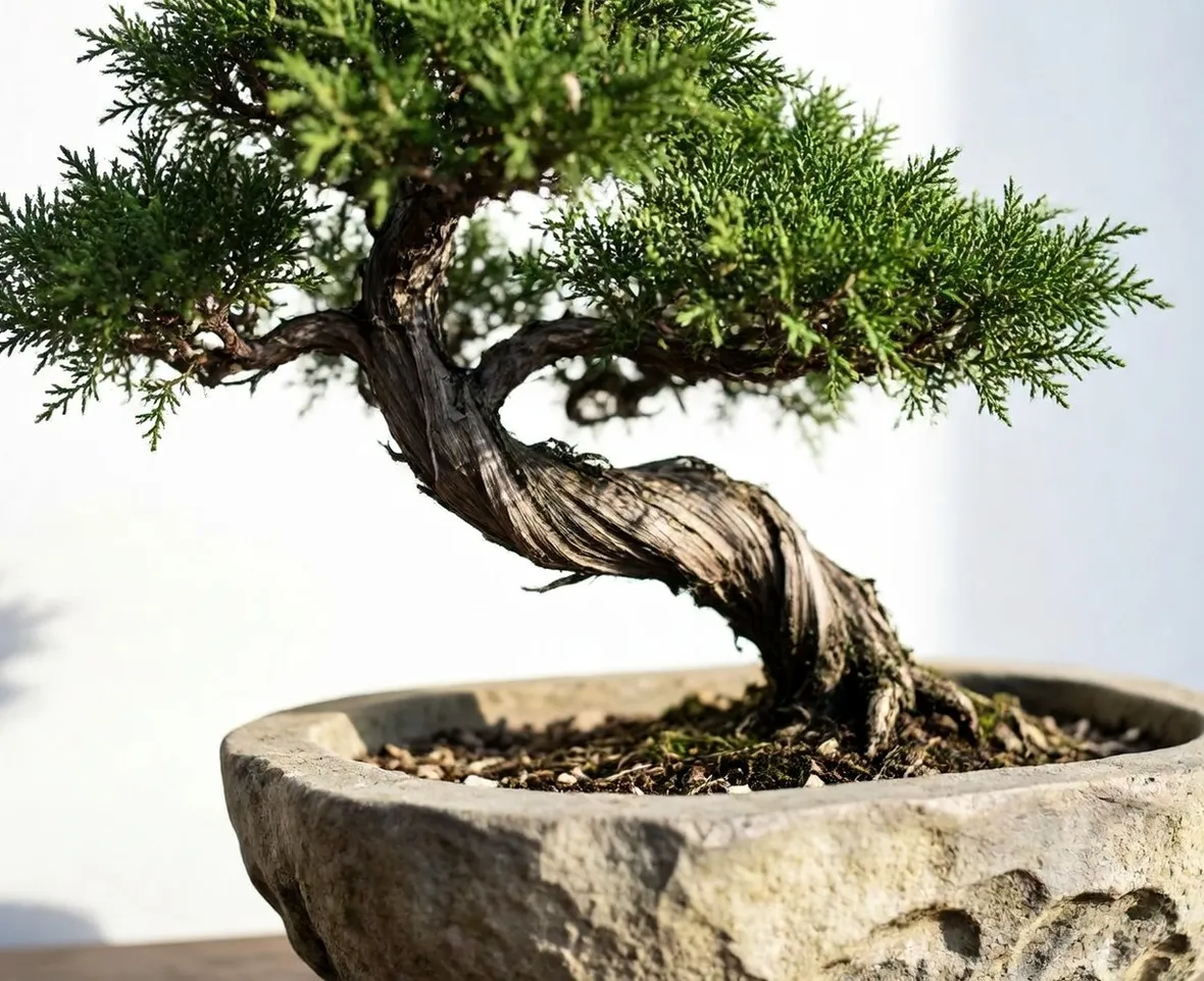 bonsai albero verde