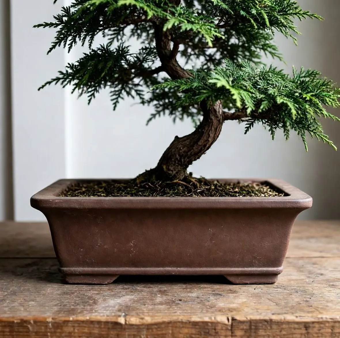 Bonsai Chamaecyparis obtusa