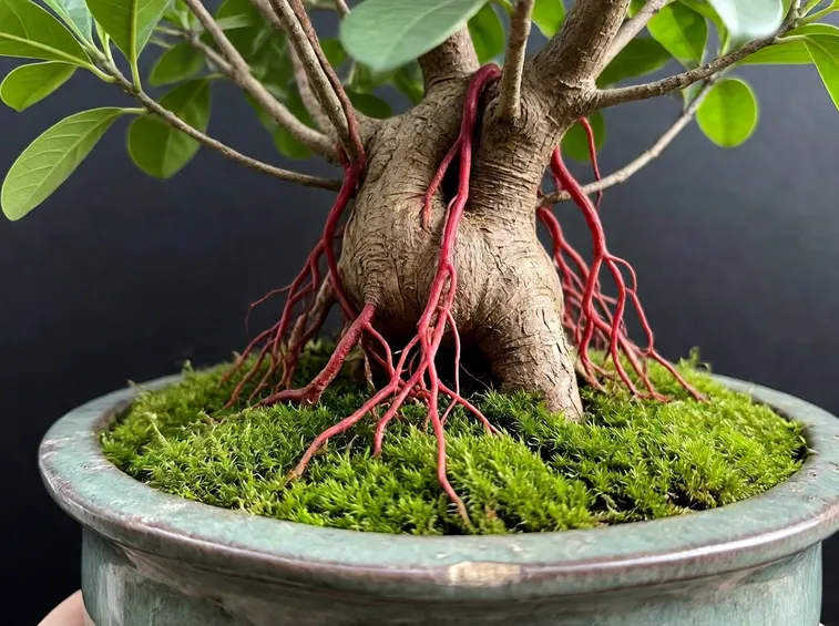 radici del bonsai ginseng