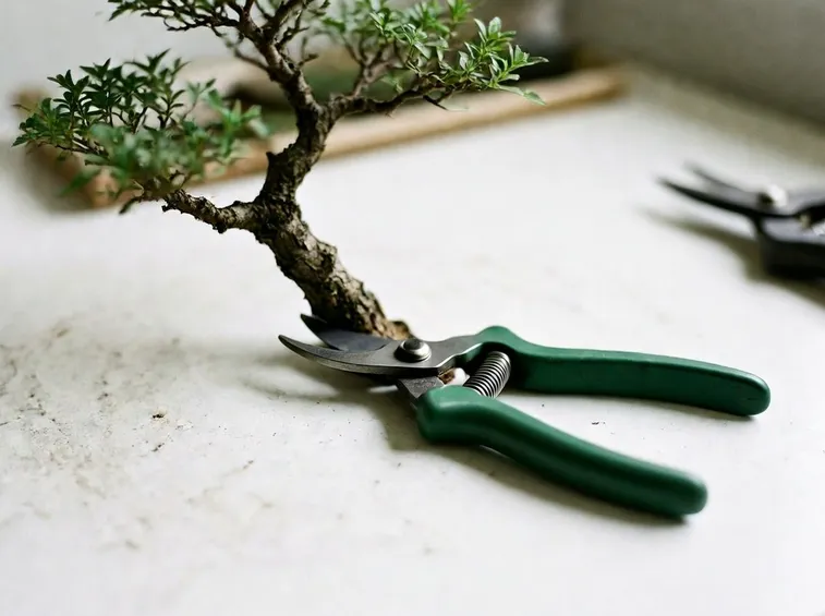La potatura di un bonsai