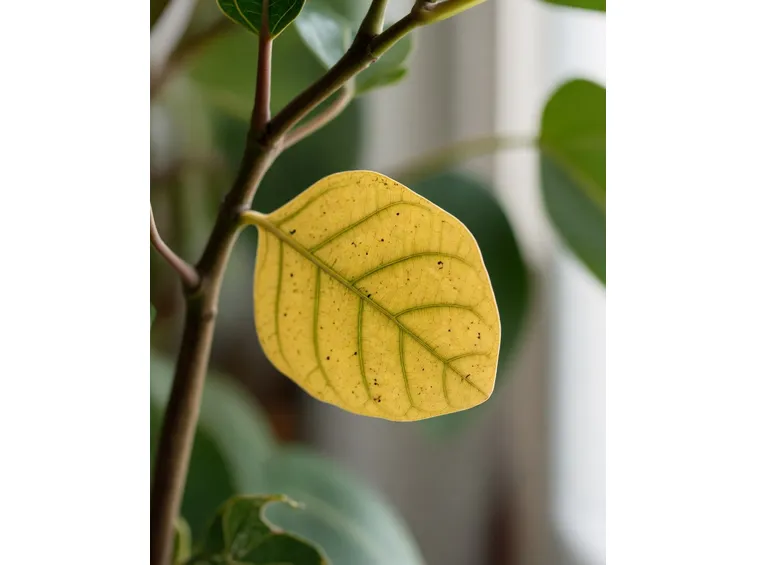 Ficus foglie gialle