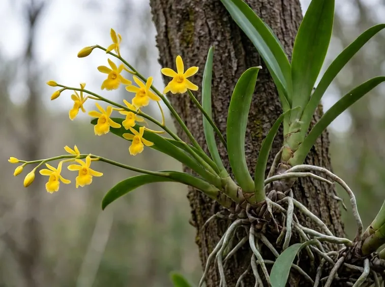 Orchidee Cymbidium in natura