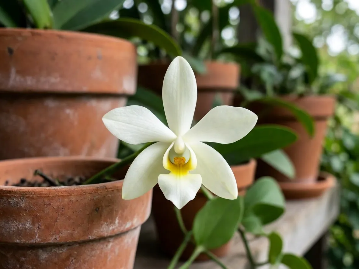 I fiori dell'orchidea Vaniglia
