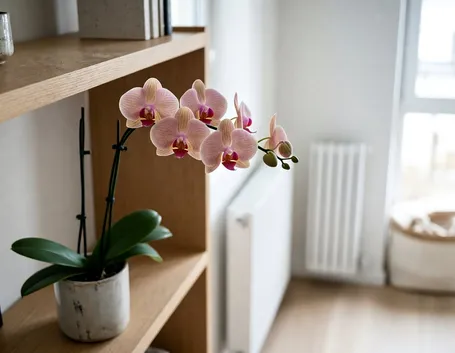 Perché il termosifone fa cadere boccioli e foglie all'orchidea