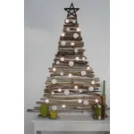 Albero di natale moderno in legno