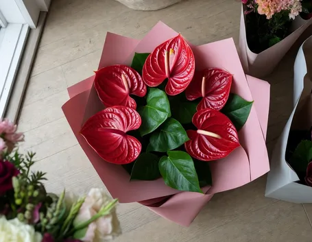 bouquet d'anthurium