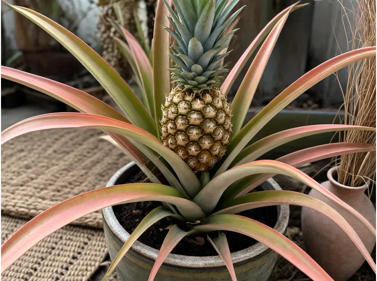Sviluppo della pianta di ananas