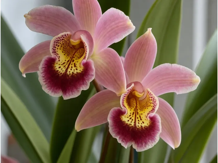 Fiori di Orchidea Cymbidium