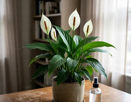 Fiori bianchi di Spatifillo
