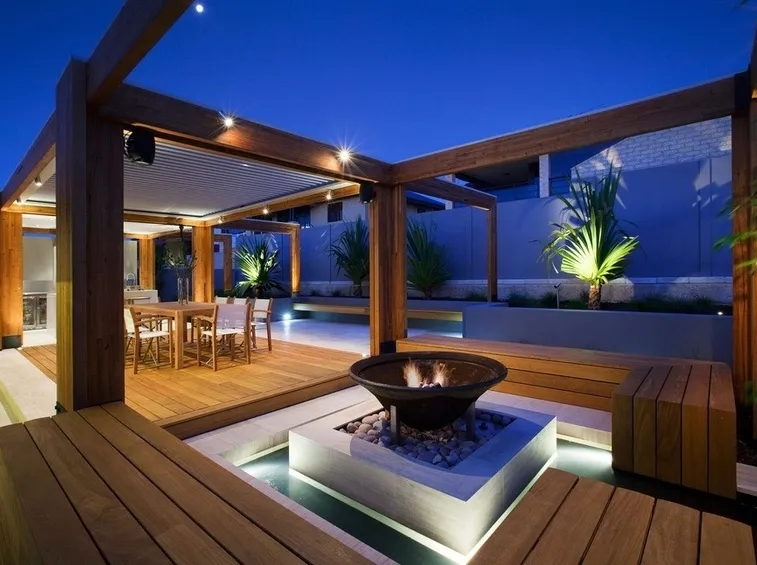 Terrazzo illuminato