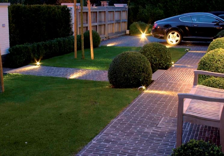 esempio illuminazione giardino