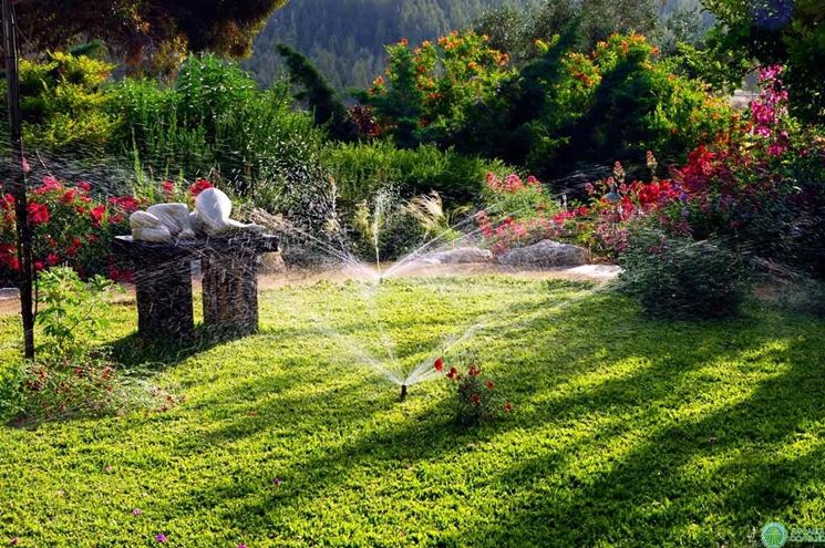 Impianto di irrigazione da giardino