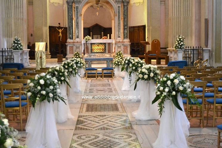 Fiori per la cerimonia del matrimonio